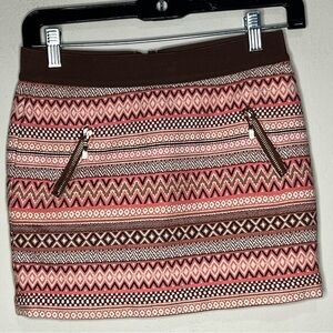 Mayoral Girls Southwest Print Skirt Size 10 Made In Spain.